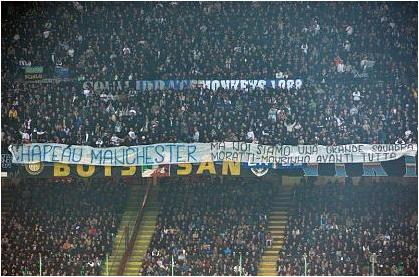 Striscione Curva Inter (Inter - Fiorentina)